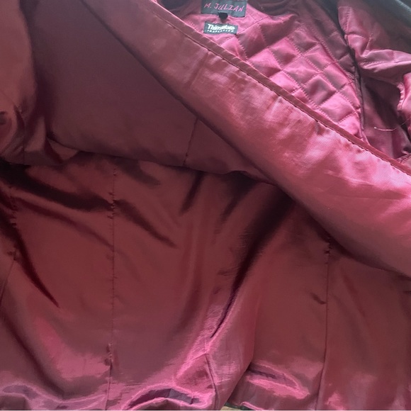 M. Julian Thinsulate Leather Jacket - Picture 10 of 14
